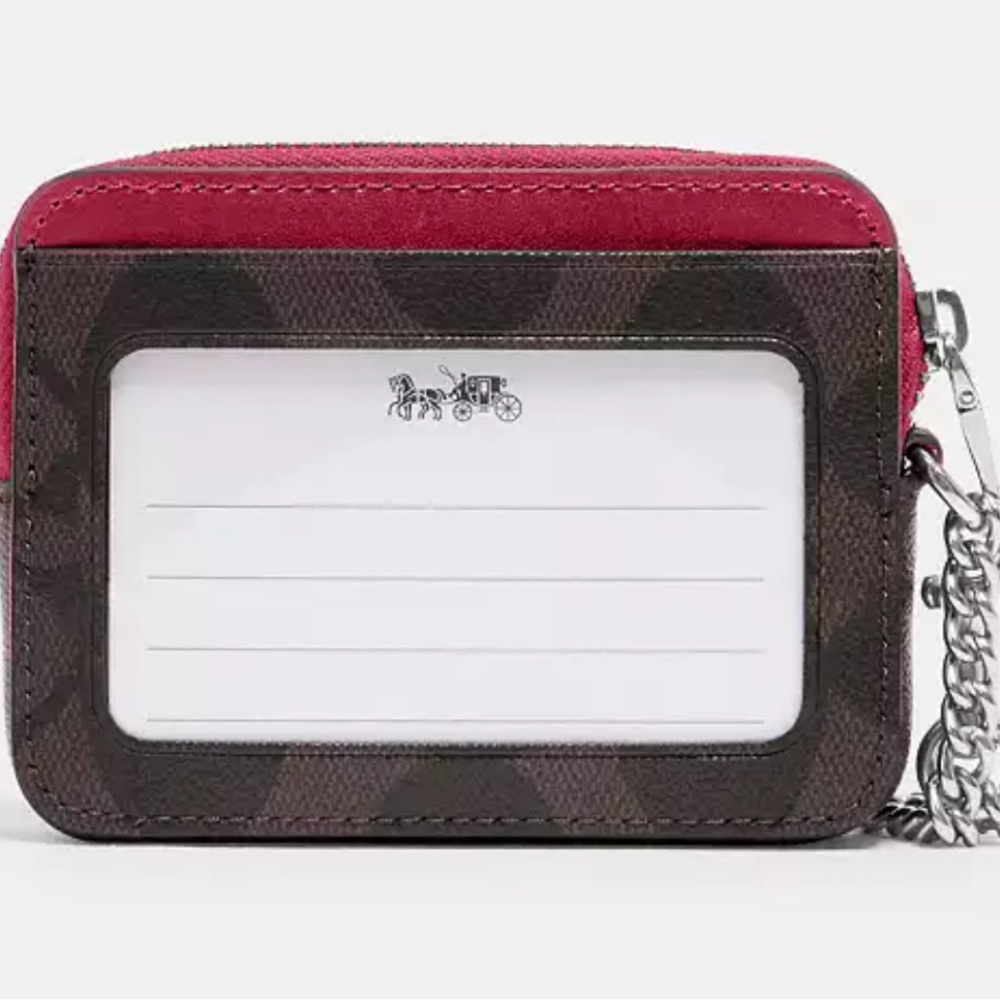 Coach Zip card case
